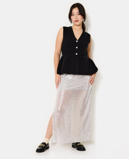 Gilet sans manches forme peplum - PIMKIE - 3