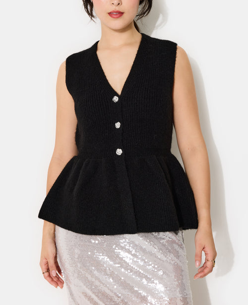 Gilet sans manches forme peplum - PIMKIE - 5