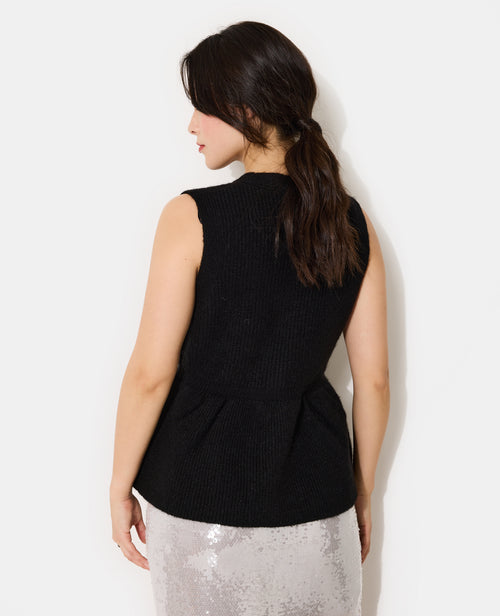 Gilet sans manches forme peplum - PIMKIE - 6