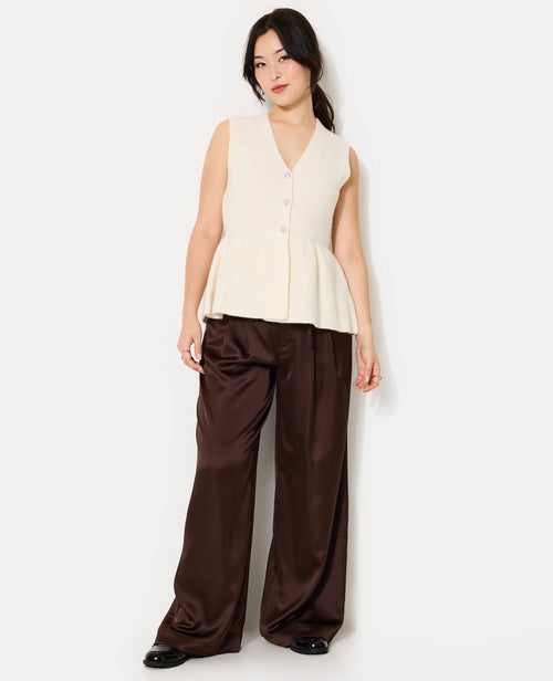 Gilet sans manches forme peplum - PIMKIE - 3