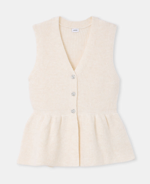 Gilet sans manches forme peplum - PIMKIE - 4