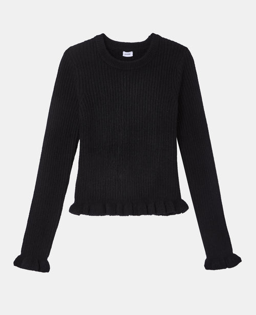 Pull en maille côtelée avec finitions ondulées - PIMKIE - 3