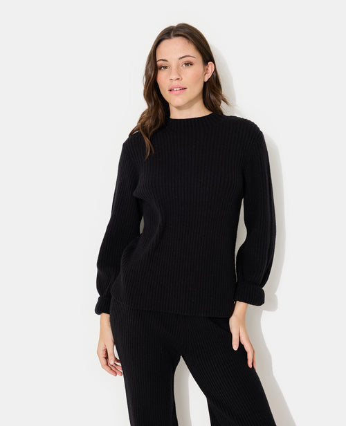 Pull en maille côtelée avec inscription dos - PIMKIE - 5