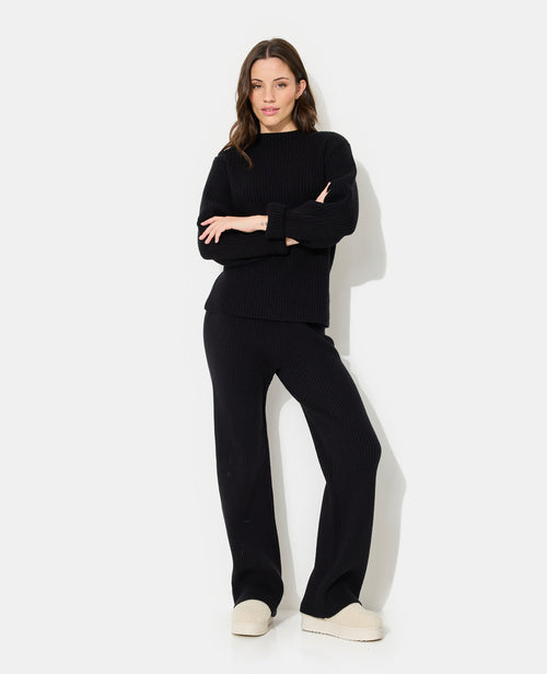 Pull en maille côtelée avec inscription dos - PIMKIE - 7