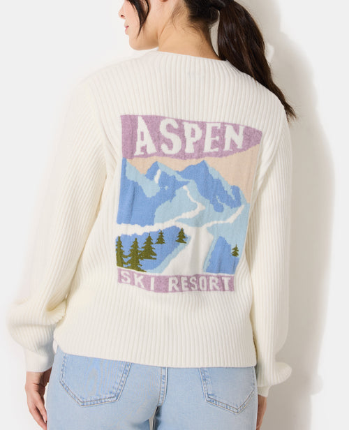 Pull en maille côtelée avec jacquard dos - PIMKIE - 2