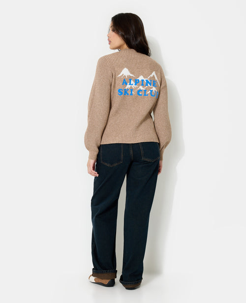 Pull en maille côtelée avec inscription dos - PIMKIE - 3