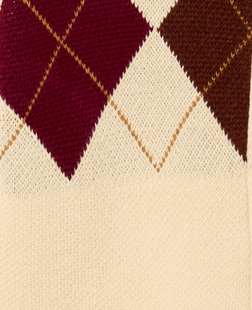 Gilet col camionneur motif losanges - PIMKIE - 9