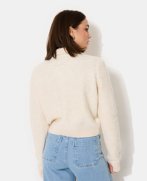 Gilet en maille bouclette avec col - PIMKIE - 6