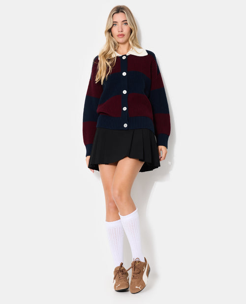 Gilet rayé avec col contrasté - PIMKIE - 3