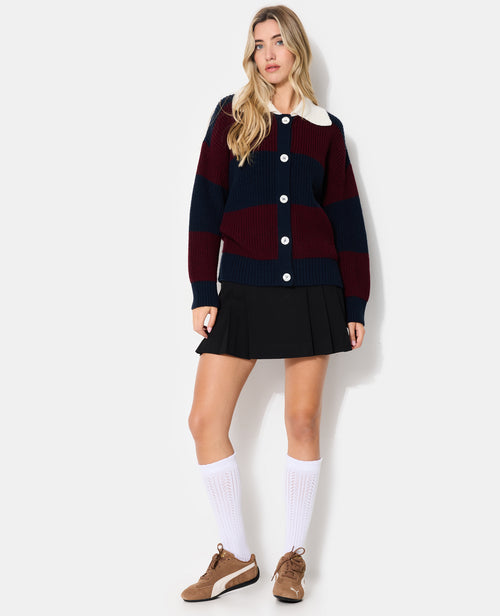 Gilet rayé avec col contrasté - PIMKIE - 5