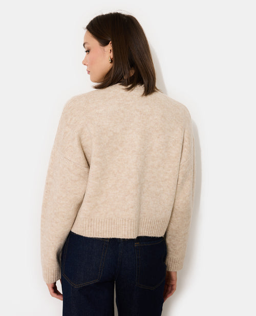 Gilet col rond avec bouton et déco boules métal - PIMKIE - 6