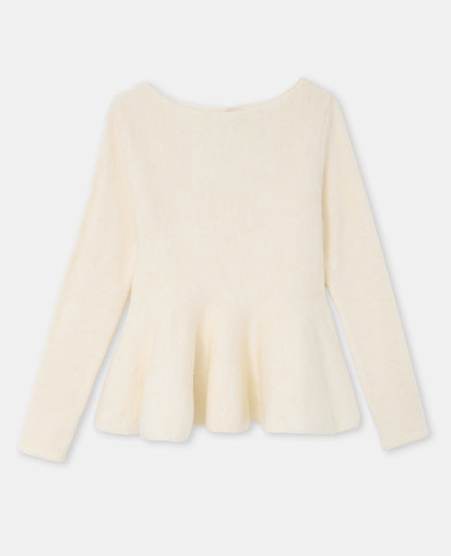 Pull peplum encolure bateau - PIMKIE - 4