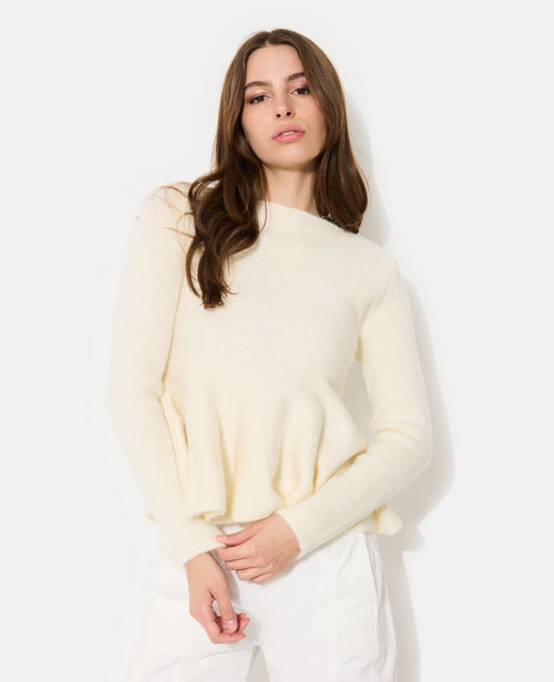 Pull peplum encolure bateau - PIMKIE - 5