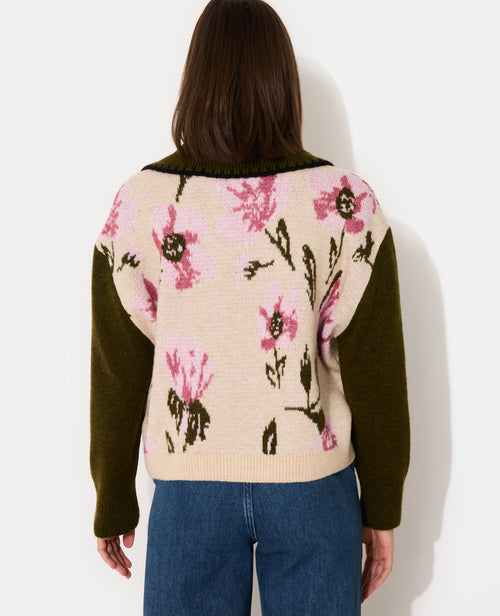 Gilet zippé motif fleurs - PIMKIE - 6