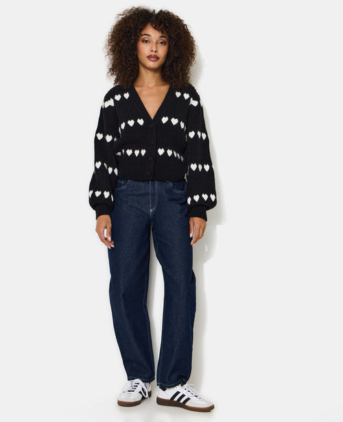 Gilet en maille côtelée avec cœurs - PIMKIE - 3