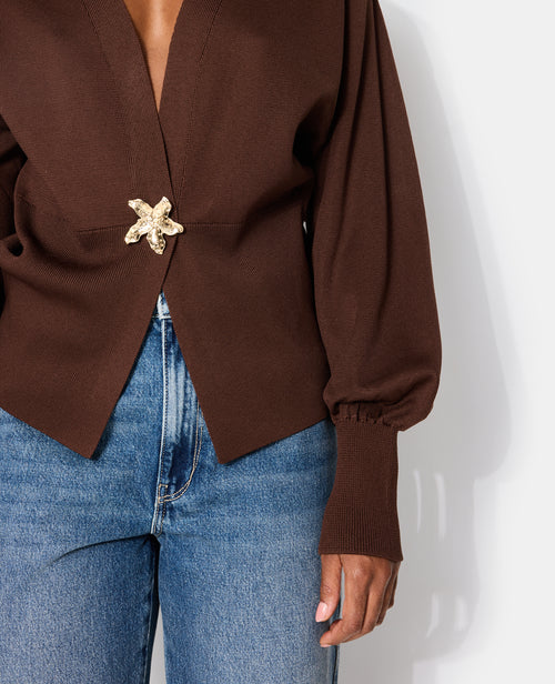 Gilet en maille fine avec bouton fantaisie - PIMKIE - 2