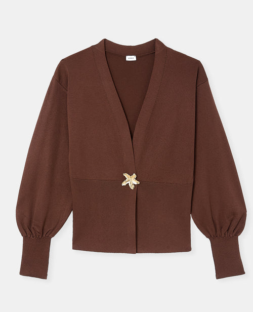 Gilet en maille fine avec bouton fantaisie - PIMKIE - 4