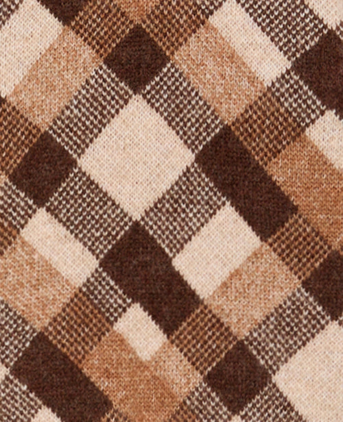 Gilet zippé grand col motif carreaux - PIMKIE - 8