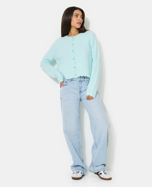 Gilet col rond avec boutons bijoux - PIMKIE - 3