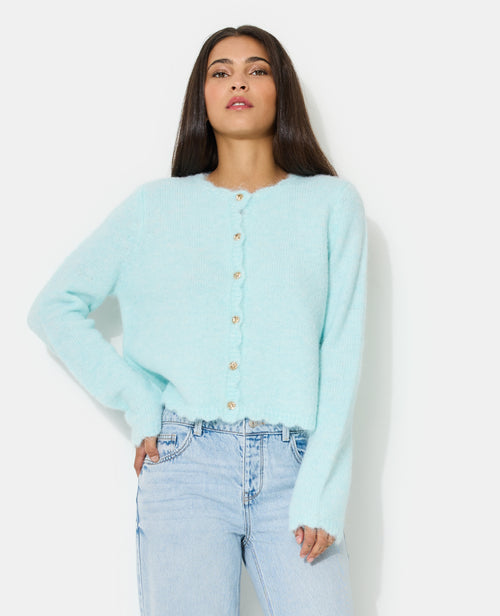 Gilet col rond avec boutons bijoux - PIMKIE - 5