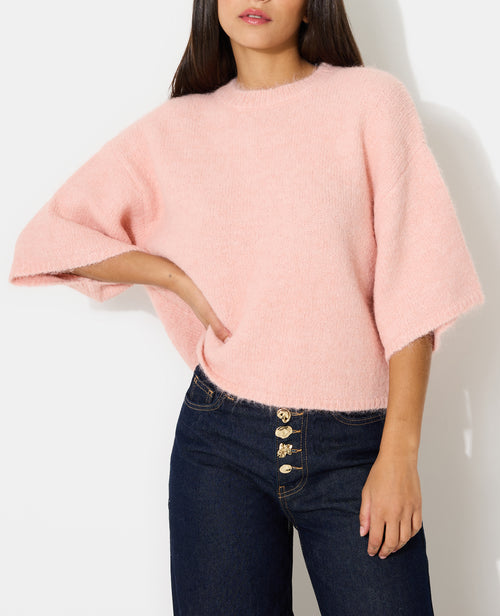 Pull manches courtes avec laine - PIMKIE - 1