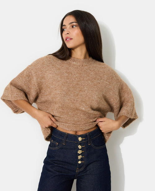 Pull manches courtes avec laine - PIMKIE - 2