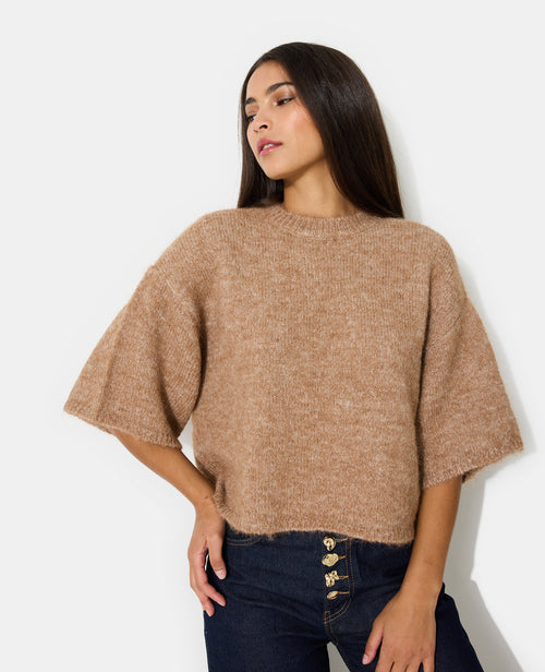 Pull manches courtes avec laine - PIMKIE - 5
