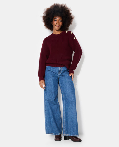 Pull oversize avec écharpe amovible - PIMKIE - 5