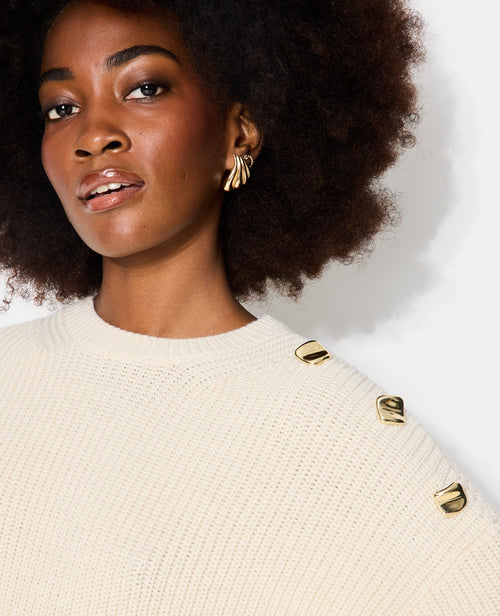 Pull oversize avec écharpe amovible - PIMKIE - 2