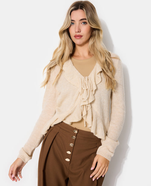 Gilet avec volants et nouette - PIMKIE - 5