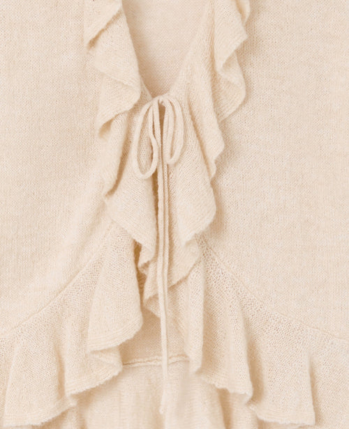 Gilet avec volants et nouette - PIMKIE - 2