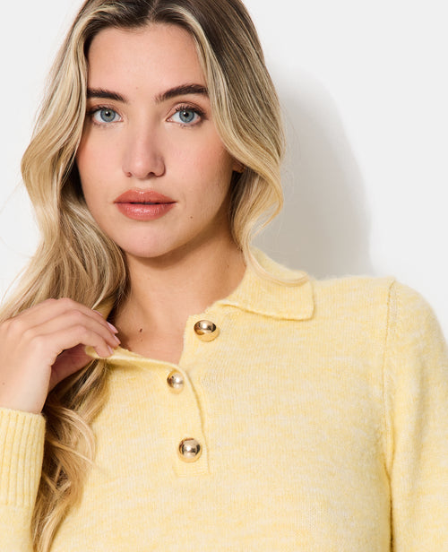 Pull col polo avec boutons métal - PIMKIE - 2