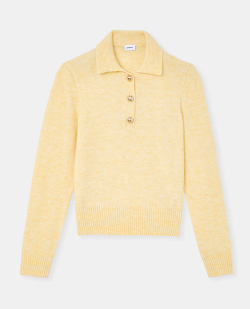 Pull col polo avec boutons métal - PIMKIE - 4