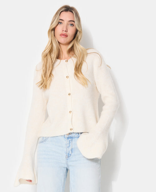 Gilet manches flare avec boutons métal - PIMKIE - 1