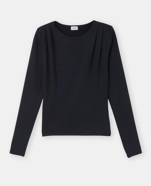 T-shirt manches longues avec épaulettes et pinces - PIMKIE - 4