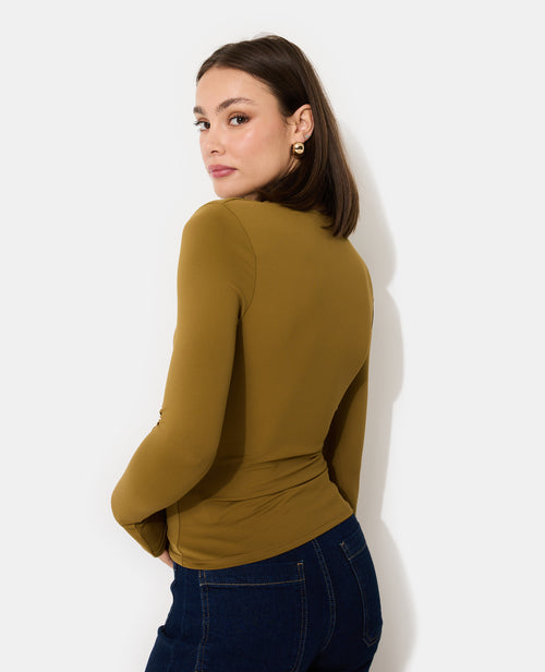 T-shirt manches longues avec épaulettes et pinces - PIMKIE - 6