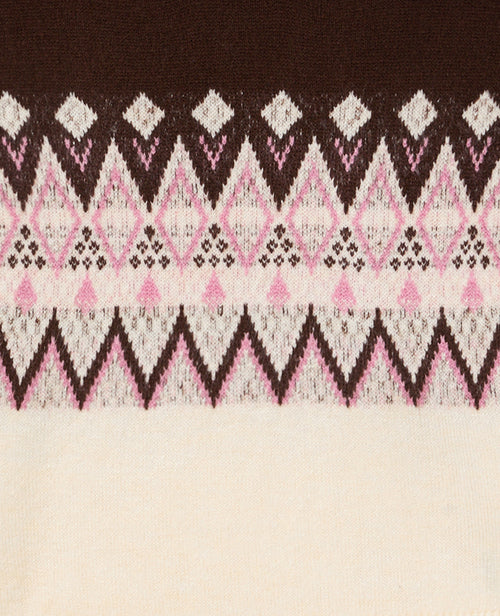Pull motif jacquard avec épaulettes - PIMKIE - 1