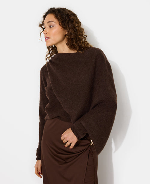 Pull en maille avec écharpe intégrée - PIMKIE - 5