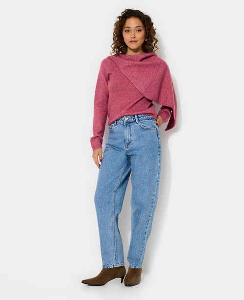 Pull en maille avec écharpe intégrée - PIMKIE - 3