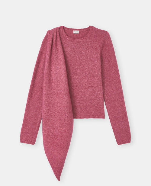 Pull en maille avec écharpe intégrée - PIMKIE - 4