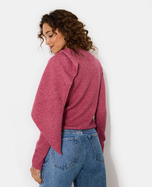 Pull en maille avec écharpe intégrée - PIMKIE - 6