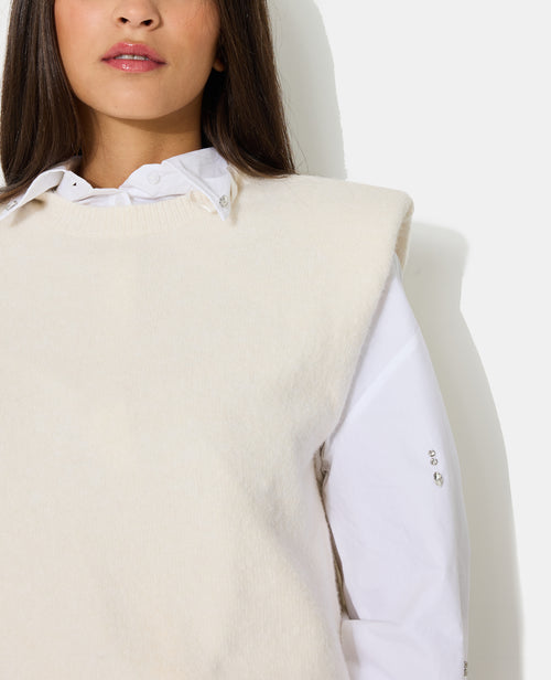 Pull sans manches avec épaulettes - PIMKIE - 2