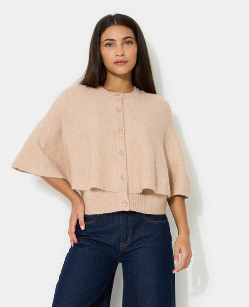 Gilet cape avec boutons - PIMKIE - 1