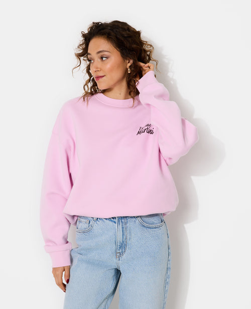 Sweat oversize avec print devant et dos - PIMKIE - 5