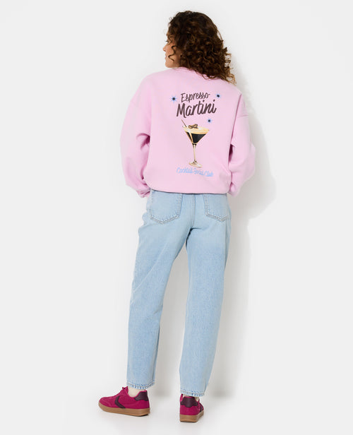 Sweat oversize avec print devant et dos - PIMKIE - 6