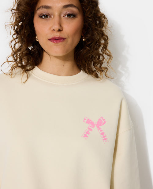 Sweat oversize avec print devant et dos - PIMKIE - 2