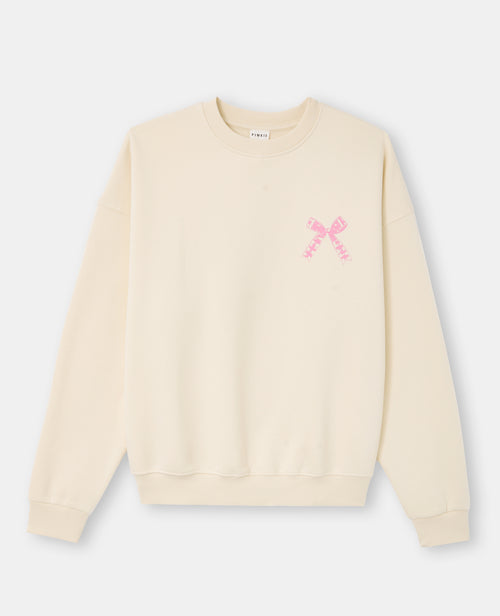 Sweat oversize avec print devant et dos - PIMKIE - 4