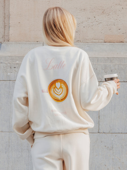 Sweat oversize avec print devant et dos - PIMKIE - 1