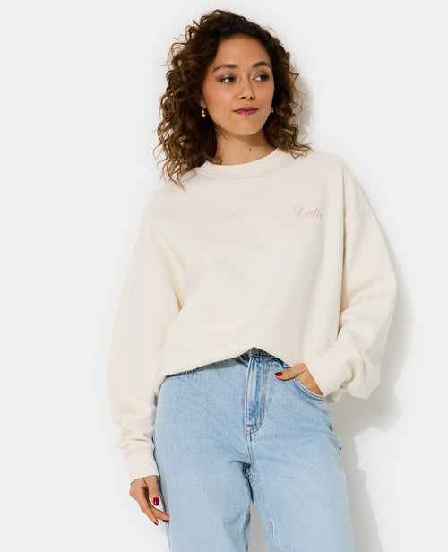 Sweat oversize avec print devant et dos - PIMKIE - 6