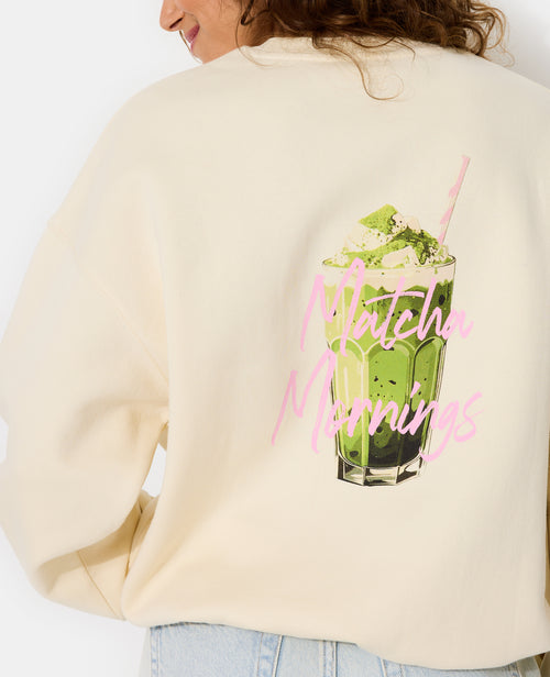 Sweat oversize avec print devant et dos - PIMKIE - 3